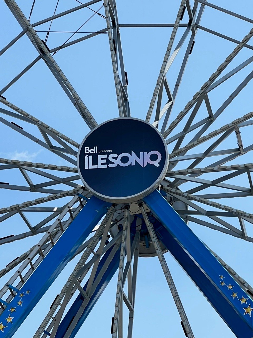 Habillage de la grande roue ÎLESONIQ